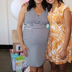Stripe Maternity Dress ♥️